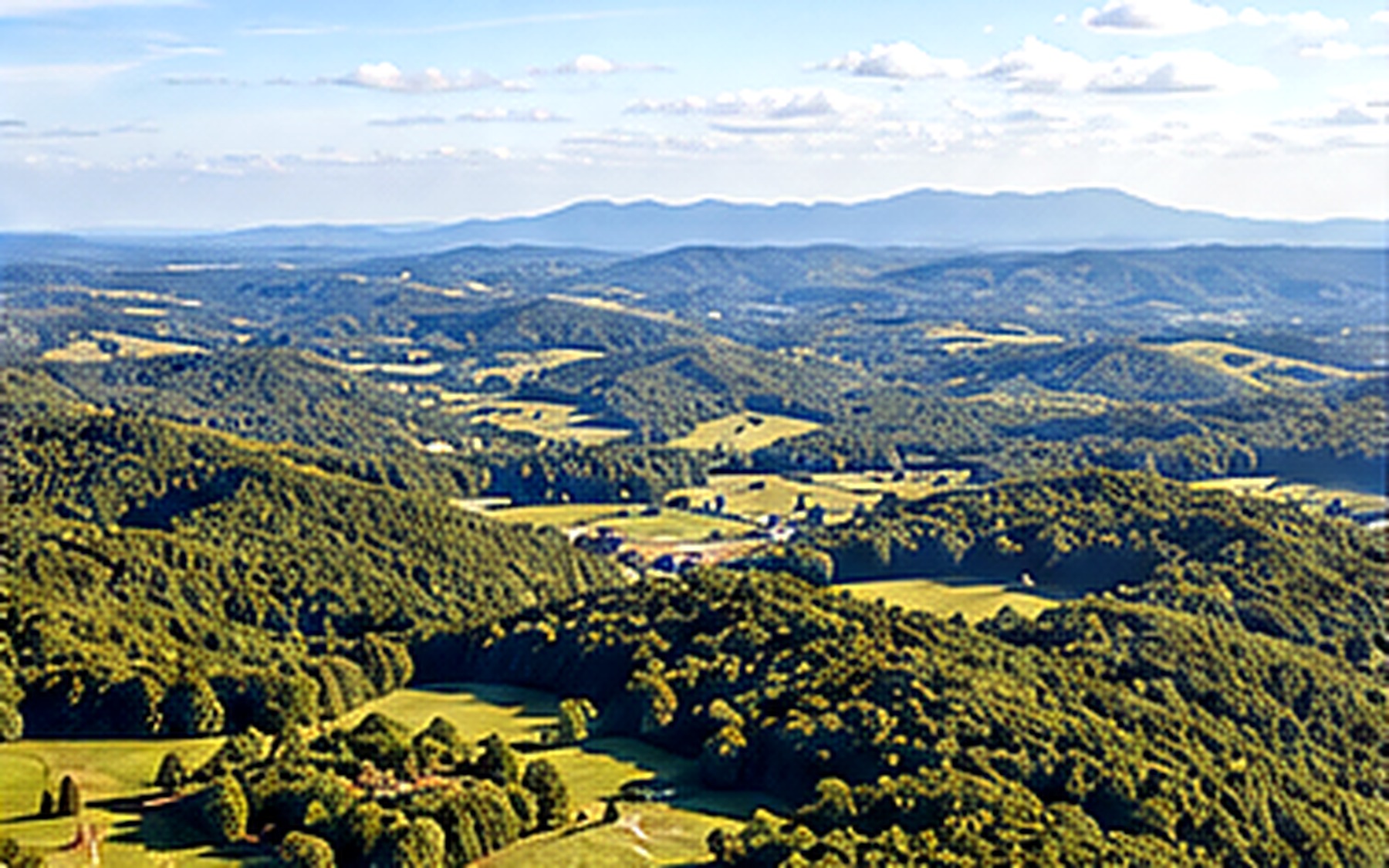 Land and acreage aerial photography